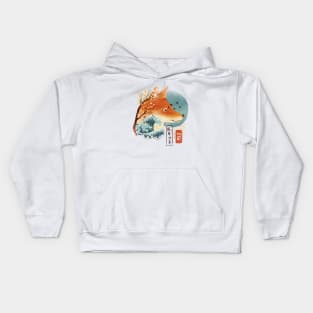 Japanese Fox Kids Hoodie